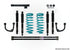 Dobinsons IMS 1.5-2.5 inch Lift Kit for Landcruiser 100 Series (98-07 Diesel Models) - Black/Teal